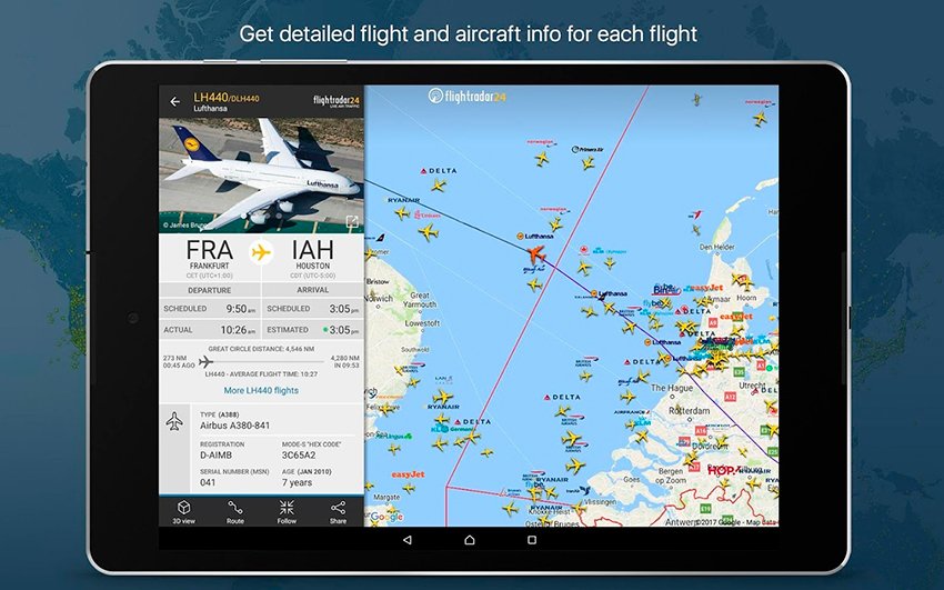 flightradar24 app