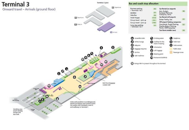 Heathrow Arrivals > Heathrow Terminals T2, T3, T4, T5 Arrivals