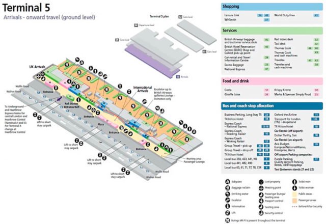 Heathrow Arrivals > Heathrow Terminals T2, T3, T4, T5 Arrivals