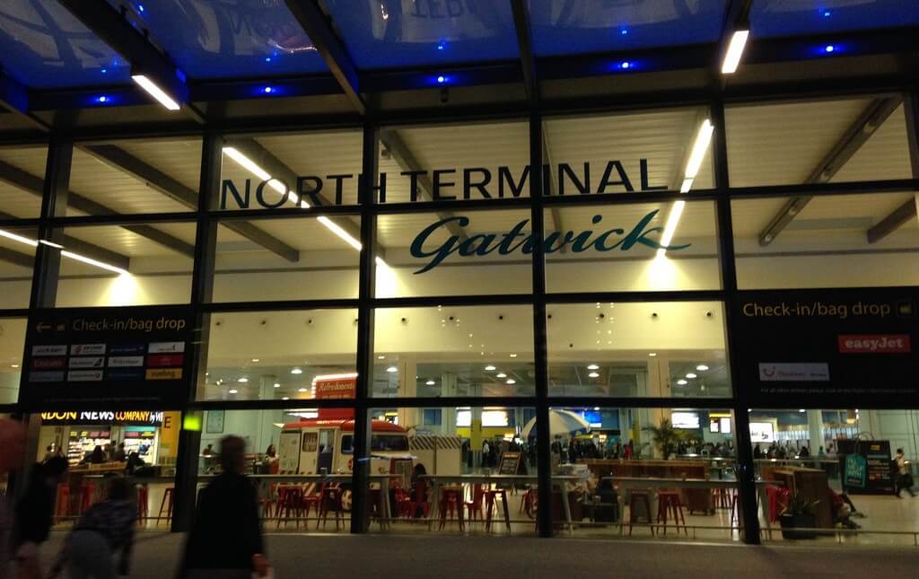 Gatwick North Terminal Arrivals And Departures   Gatwick North Terminal Entrance 