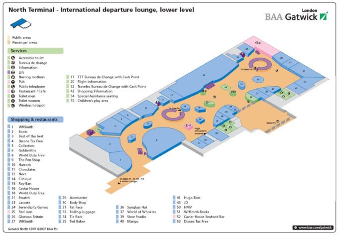 Gatwick North Terminal: Arrivals and Departures