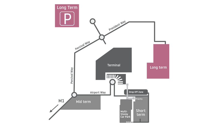Long term car parking at Luton