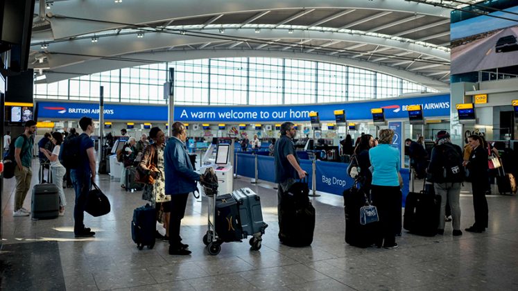 british airways early baggage check in