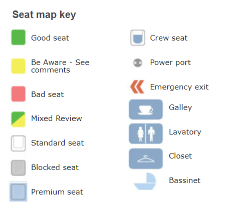 Seat Map - Boeing 737-800 (738)