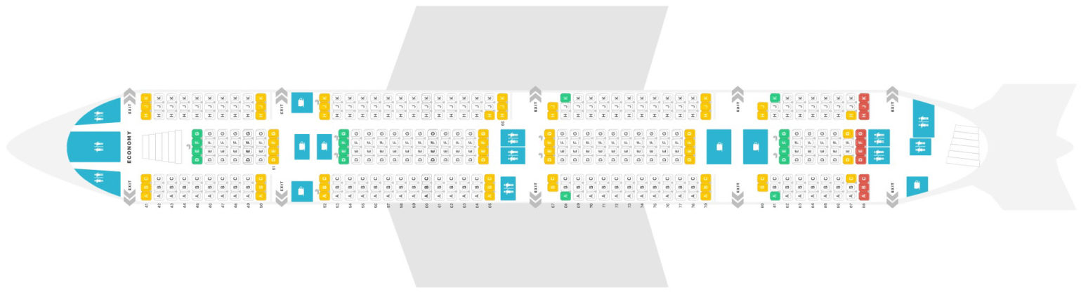 Emirates A380 Seat Map (A380 800) - Flightradars24.co.uk