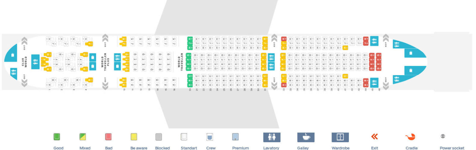 British Airways — BA 777 Seat Map (777 200) - Flightradars24.co.uk