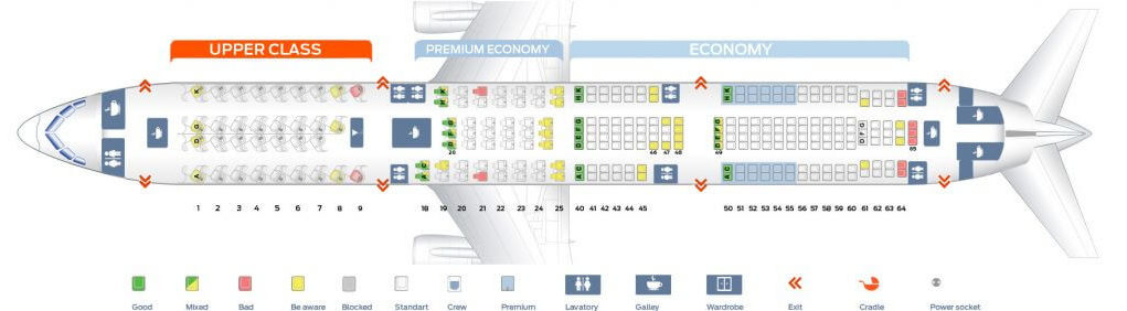 Airbus A30-300 Virgin Seat Map - Flightradars24.co.uk