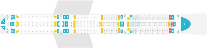 A350 Airbus 1000 Virgin Atlantic Seat Map - Flightradars24.co.uk