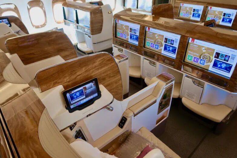 Emirates Boeing 777-300ER Business Class best seats