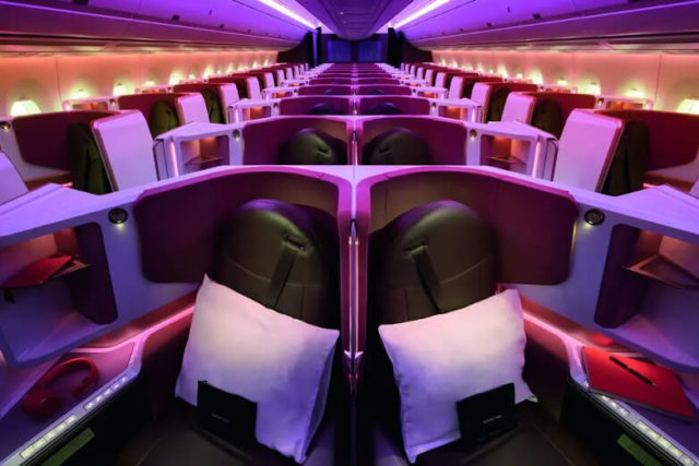 Virgin Atlantic Seat Map Flightradars24 co uk - Virgin Atlantic Upper Class 640x427 