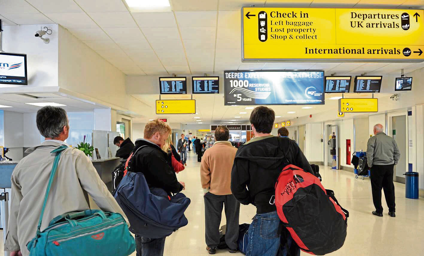 Aberdeen Airport Departures