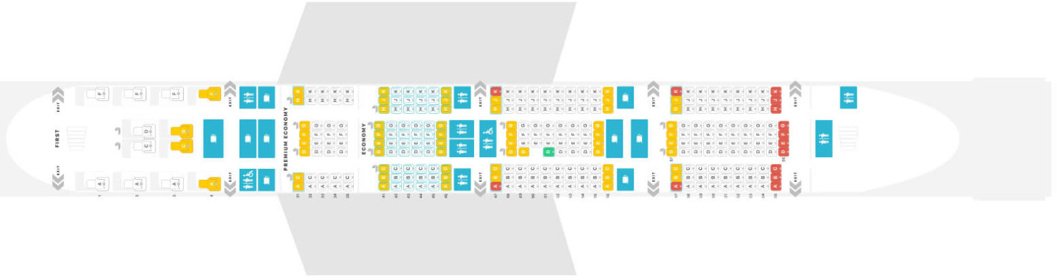 Singapore Airlines A380 Seat Plan - Flightradars24.co.uk