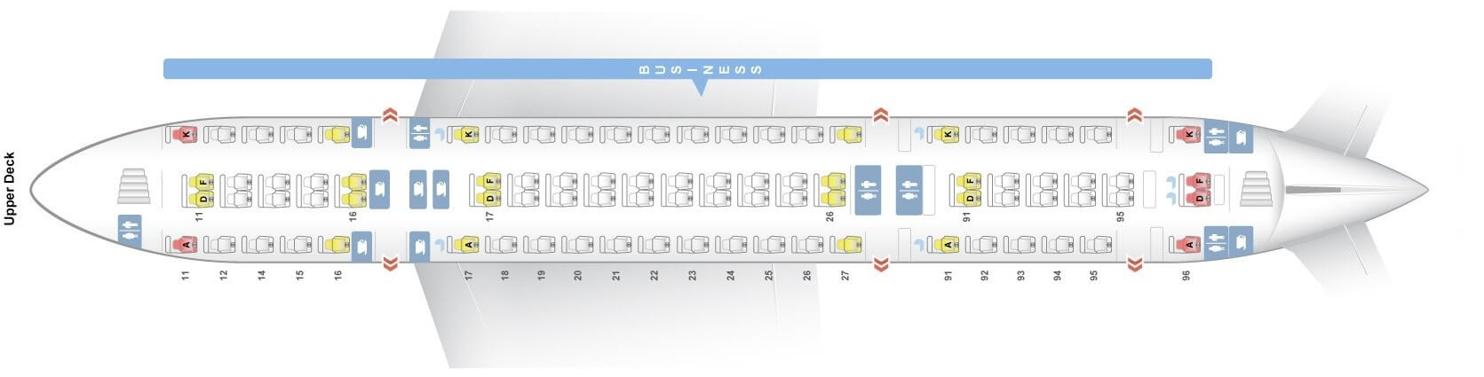 A380 Singapore Airlines (A3800-800) Layout 2