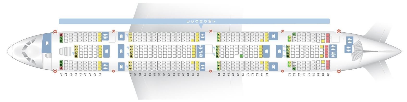 etihad airways a380 seat map