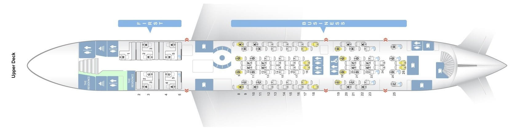 Etihad A380 Seating Plan