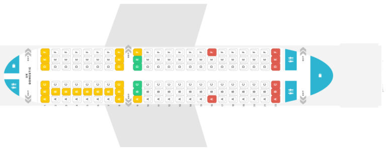 British Airways A319 Seating Plan - Flightradars24.co.uk