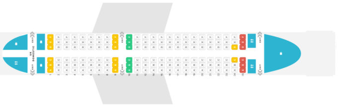 British Airways A319 Seating Plan - Flightradars24.co.uk