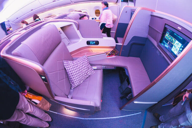 Singapore Airlines A350 Business Class 