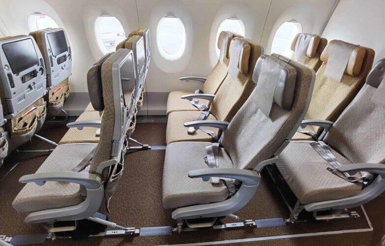 Singapore Airlines A350 seat map 