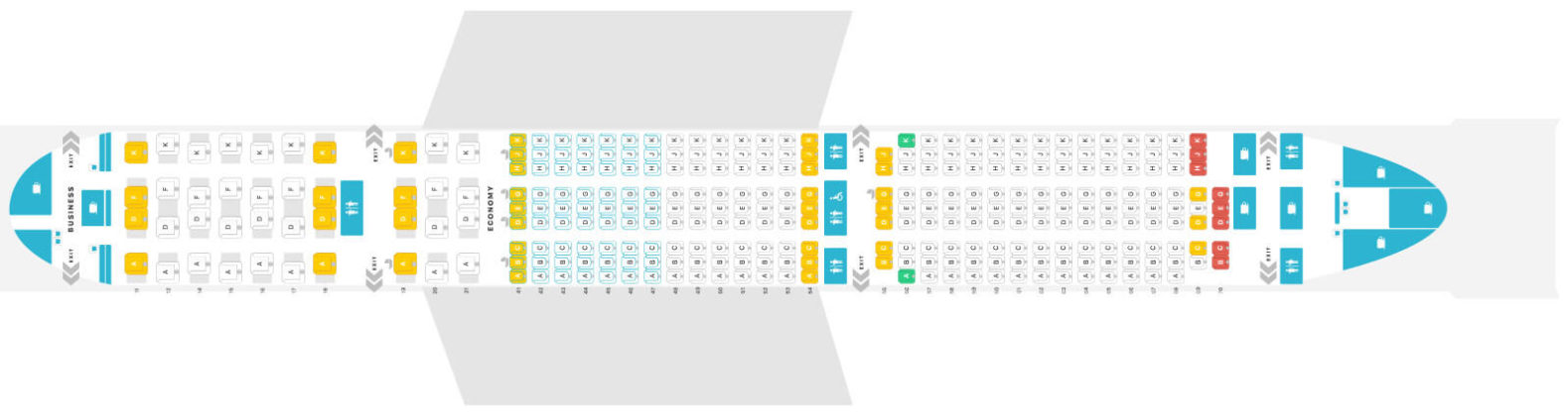 Airbus A350 900 Singapore Airlines Seating Plan - Flightradars24.co.uk