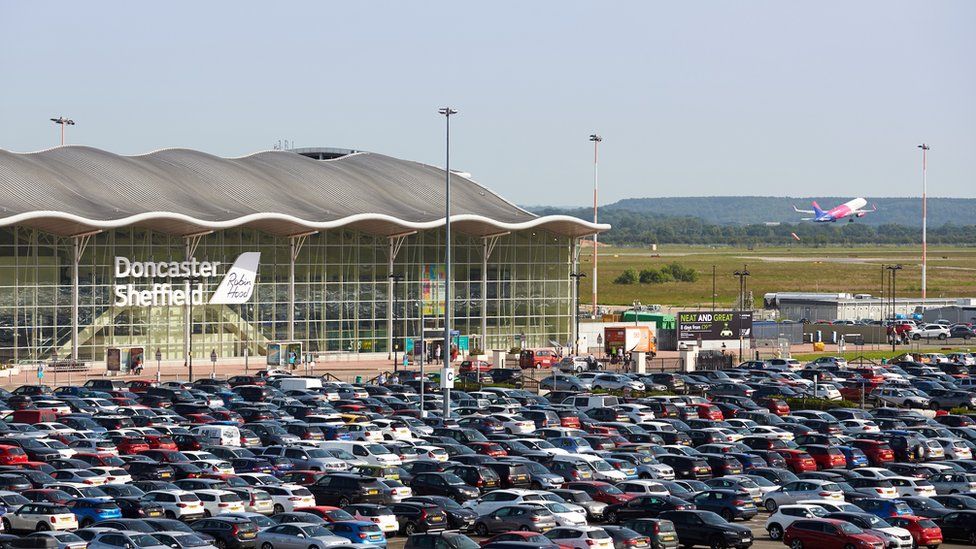 car parking at Doncaster airport
