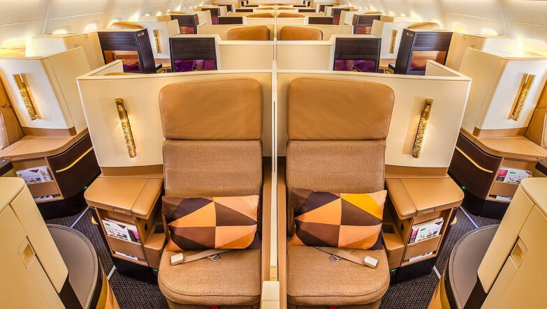 Etihad 787 Business Class