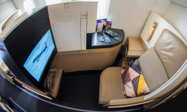 Etihad 787 Business Class