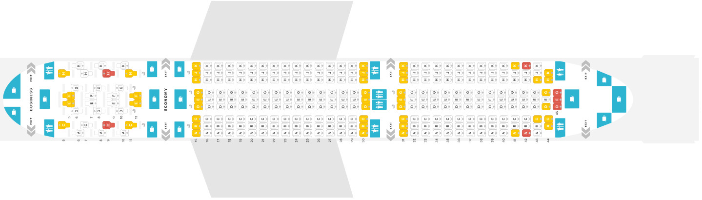 Boeing 787 Etihad Seating Plan