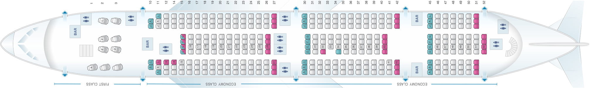 Air France A380 Seat Plan