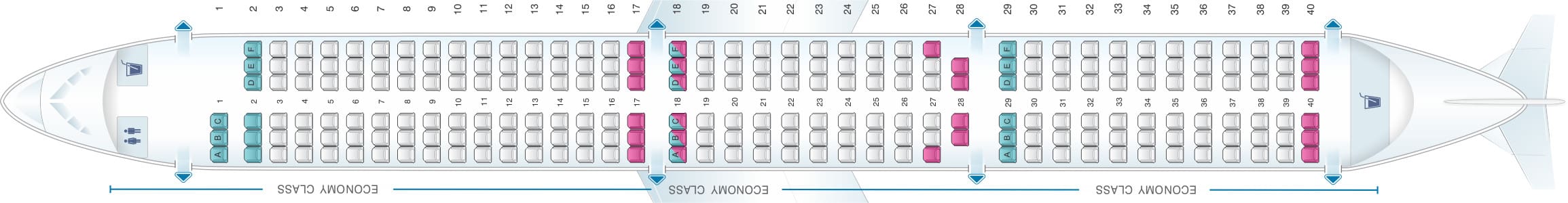 EasyJet A321Neo Seating Plan