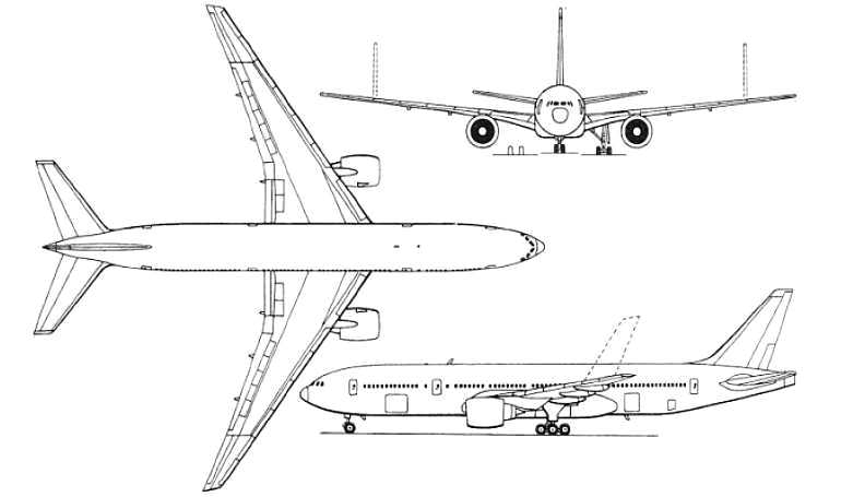 777-200 boeing plane