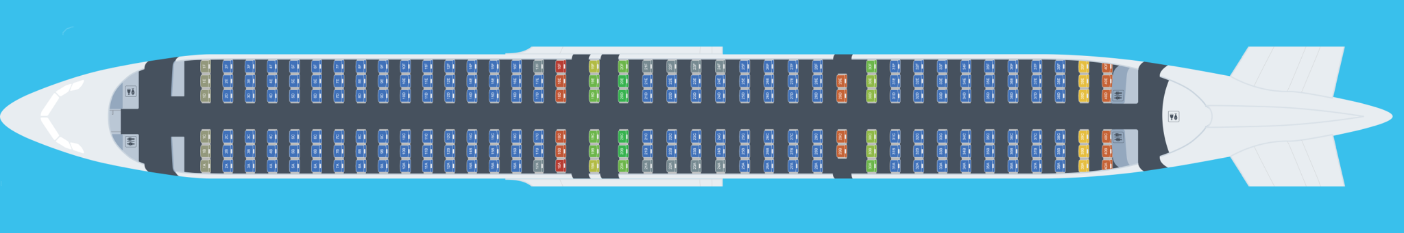 Jet2 Airbus A321neo Seating Plan Uk 9229