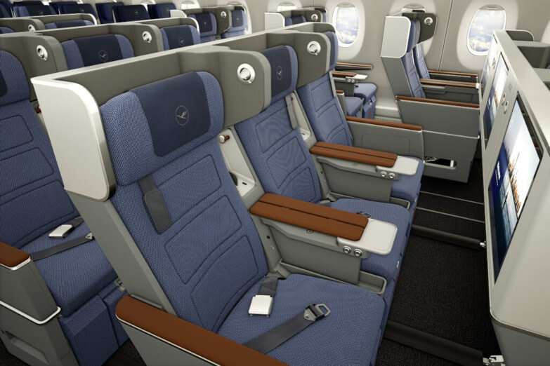 Lufthansa 787-9 seat map