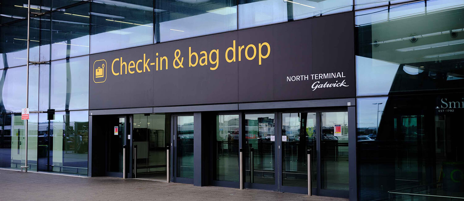 Check-in and bag-drop London Gatwick Departures
