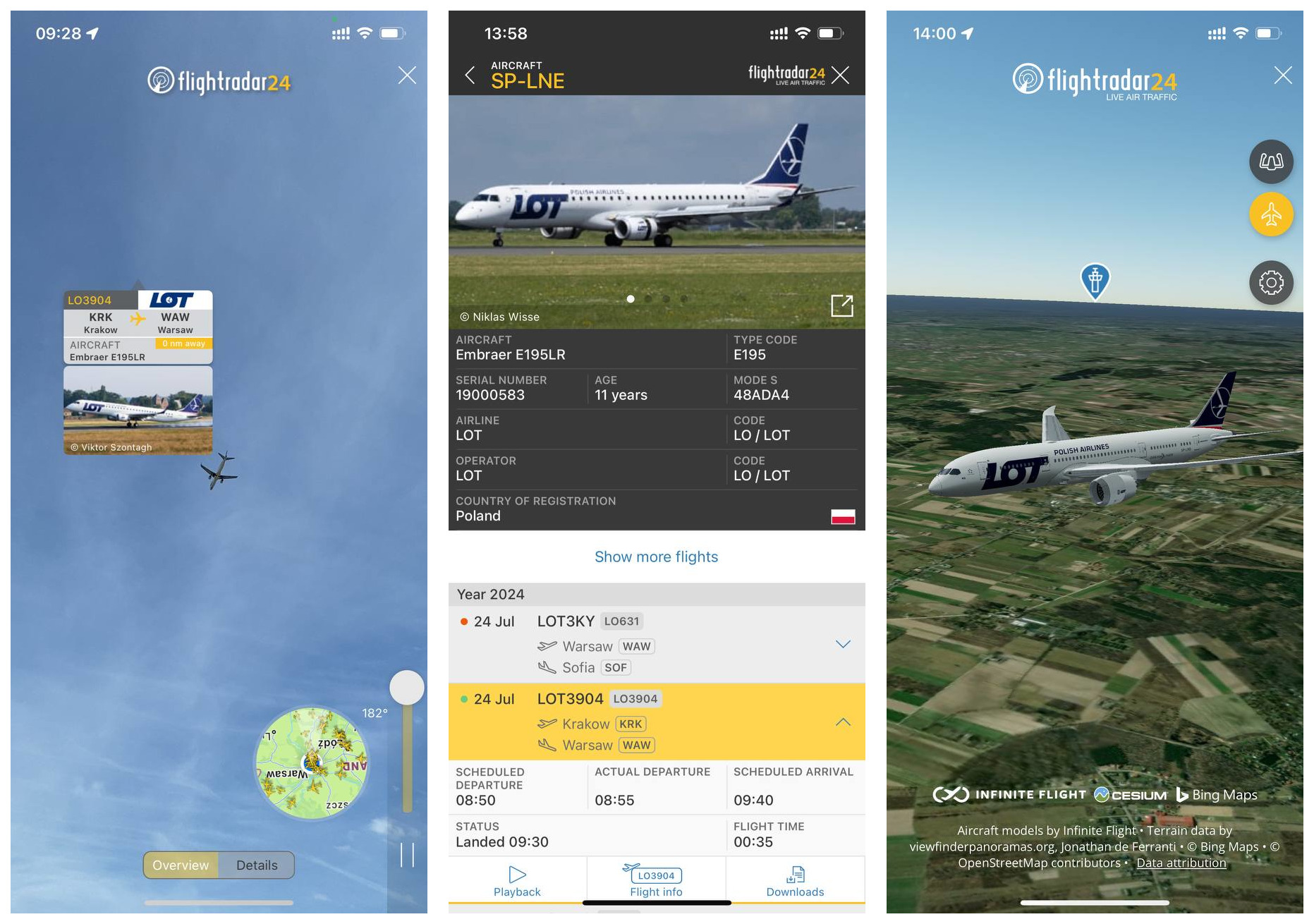 flight radar app